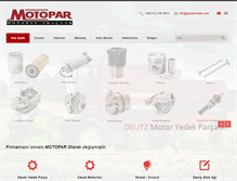 Tablet Screenshot of genparmotor.com